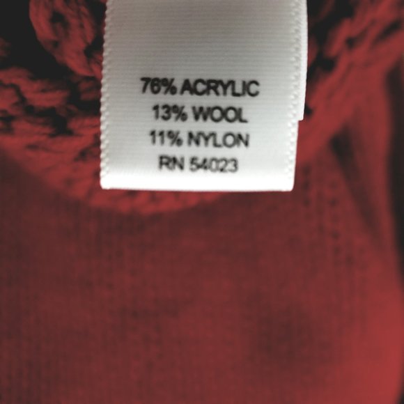 BANANA REPUBLIC HERITAGE  Chunky Cable Knit Sweater Wool Acrylic Nylon XL - Picture 5 of 6